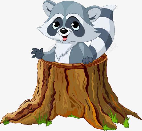 树桩与鼹鼠png免抠素材_新图网 https://ixintu.com 树桩 植物 褐色