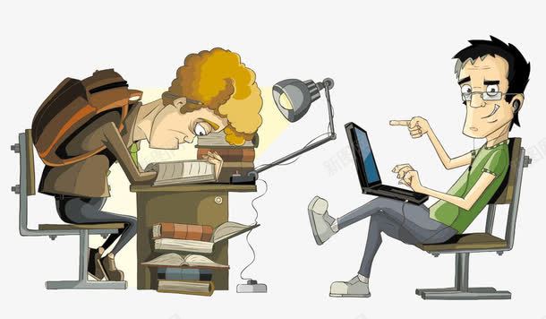 玩电脑的男孩png免抠素材_新图网 https://ixintu.com PNG 台灯 电脑 男孩