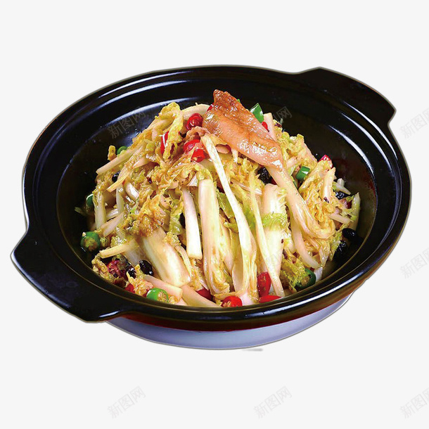 砂锅泰国菜png免抠素材_新图网 https://ixintu.com 泰国菜 矢量泰国菜 砂锅 立体 简约 黑色