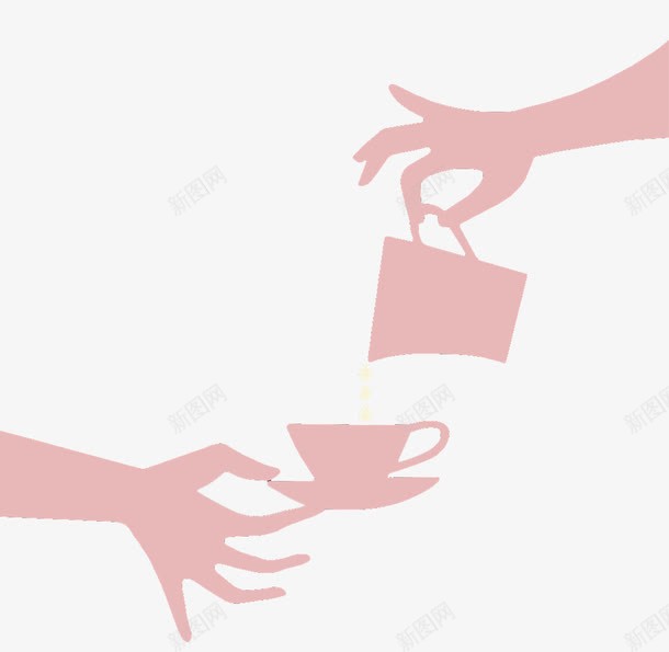 扁平风喝咖啡的剪影png免抠素材_新图网 https://ixintu.com 剪影 咖啡 咖啡加奶 喝咖啡人物 喝咖啡的人 扁平风 手 淡粉色