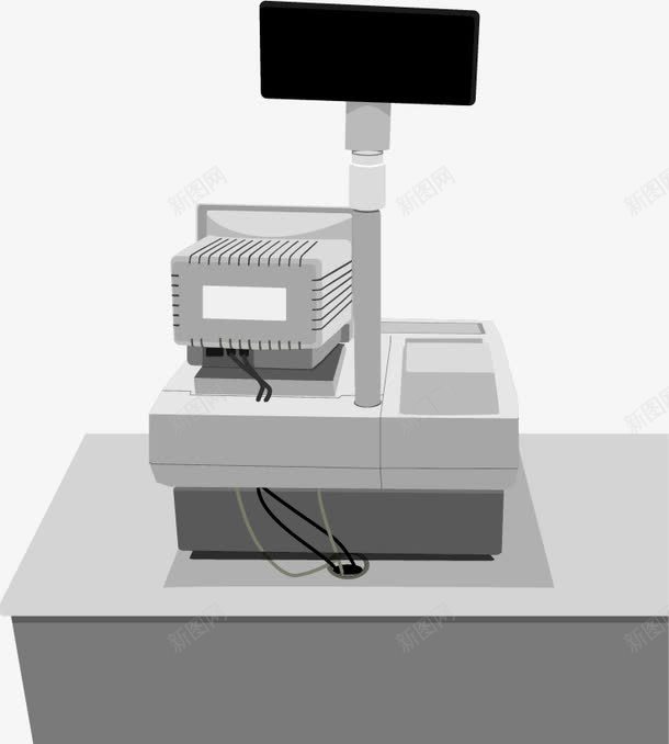 手绘收银台png免抠素材_新图网 https://ixintu.com 手绘 收银台 机器