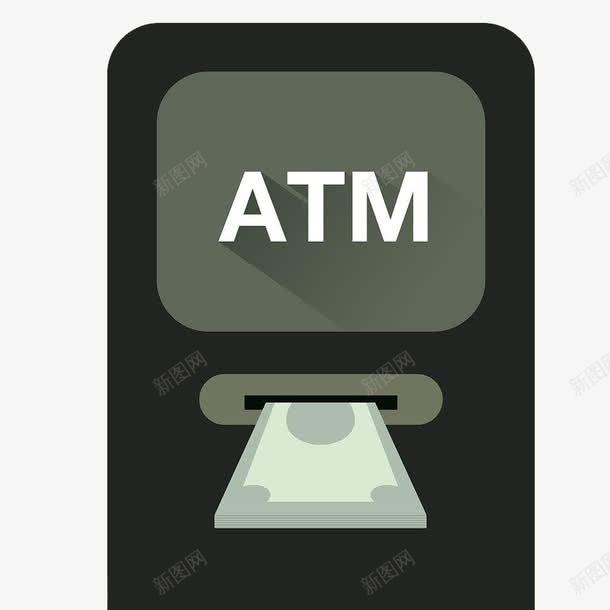 ATM机图标png_新图网 https://ixintu.com atm atm机 免扣 取款机矢量 图标 自动取款机