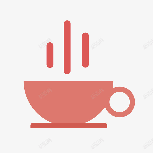 彩色圆弧茶杯元素矢量图ai免抠素材_新图网 https://ixintu.com 卡通 圆弧 彩色 把手 插画 热气 茶杯 矢量图