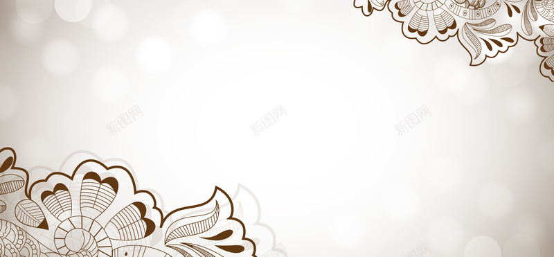 欧式花纹背景psd设计背景_新图网 https://ixintu.com 代金券 唯美花纹背景 婚纱礼服 时尚 欧式花纹 海报banner 简约 纹理 花纹 质感