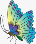 蓝色蝴蝶儿童乐园png免抠素材_新图网 https://ixintu.com 乐园 儿童 素材 蓝色 蝴蝶