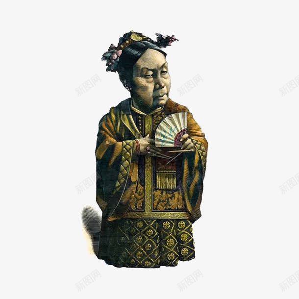 卡通慈禧png免抠素材_新图网 https://ixintu.com 卡通 太后 惟妙惟肖 慈禧 清朝 画像 老佛爷 逼真