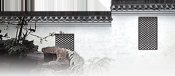 中秋节黑白色墙壁树林png免抠素材_新图网 https://ixintu.com 中秋节 墙壁 树林 白色