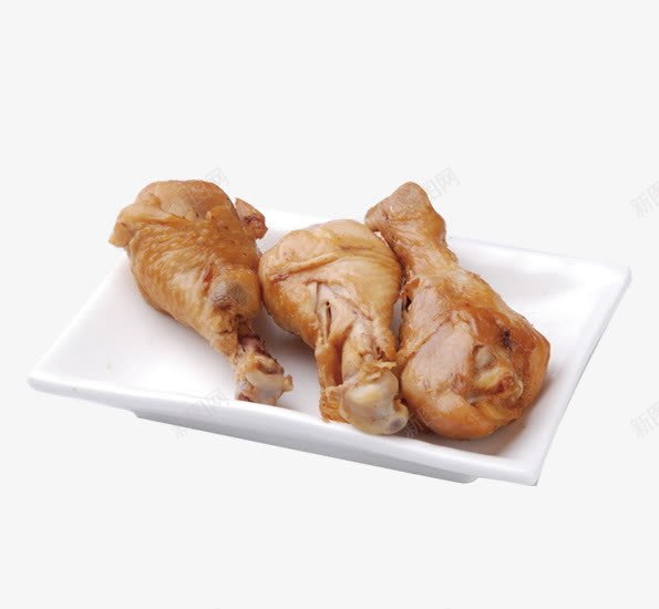 卤味鸡腿png免抠素材_新图网 https://ixintu.com 小蝶 白色 食物 鸡肉 鸡腿