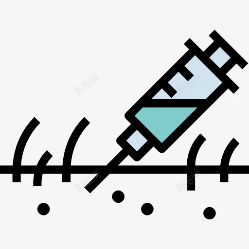 卡通针管医疗图标png_新图网 https://ixintu.com 医疗 医疗图标 宣传日 手绘疫苗打针插画 打针 接种 接种疫苗 生病 疫苗打针 看病 针管