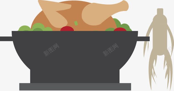 鸡腿矢量图ai免抠素材_新图网 https://ixintu.com AI 修饰 炖鸡肉 鸡肉 矢量图