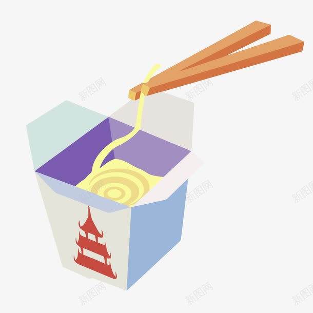 吃车仔面png免抠素材_新图网 https://ixintu.com 吃面 吃面条 泡面 泡面图 车仔面