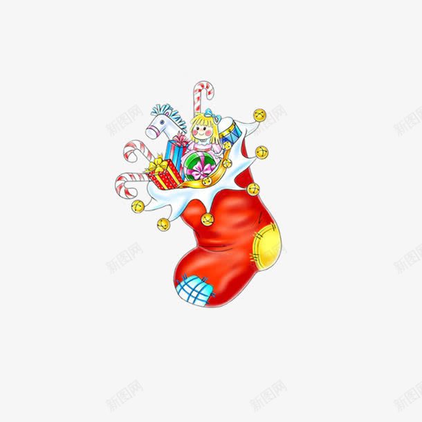 圣诞节礼物png免抠素材_新图网 https://ixintu.com 圣诞礼物 圣诞节 圣诞袜