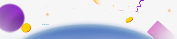 蓝紫色漂浮促销装饰png免抠素材_新图网 https://ixintu.com 促销 漂浮 紫色 装饰