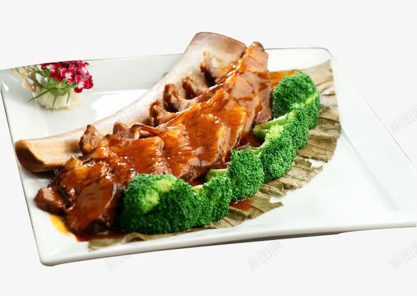 荷香牛肋骨png免抠素材_新图网 https://ixintu.com 产品实物 牛肋骨 美食 菜肴