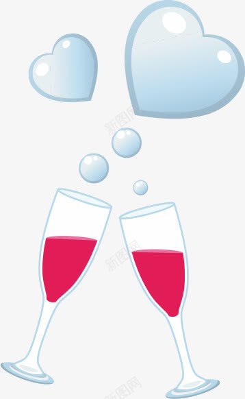 干杯png免抠素材_新图网 https://ixintu.com 喝酒 干一杯 干杯 碰撞 红酒