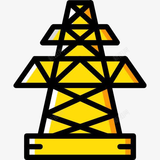 电塔图标png_新图网 https://ixintu.com 塔 工业 建筑与城市 电力 电力线 电塔 能源