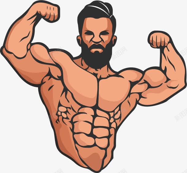 胡须男肌肉手臂png免抠素材_新图网 https://ixintu.com 力量手臂 手臂 粗壮手臂 肌肉手臂 肌肉群 胡须男