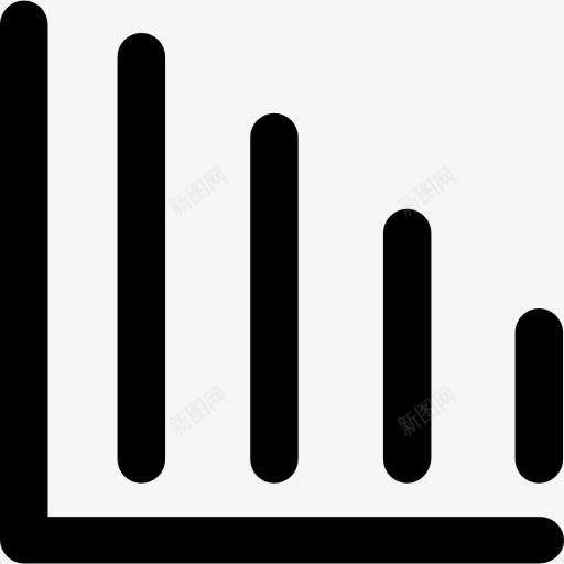 损失图标png_新图网 https://ixintu.com 业务 向下走势 图 图形 损失 统计 营销 财务 降低