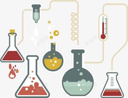 化学药品矢量图ai免抠素材_新图网 https://ixintu.com 化学试管 医疗 医药 矢量图