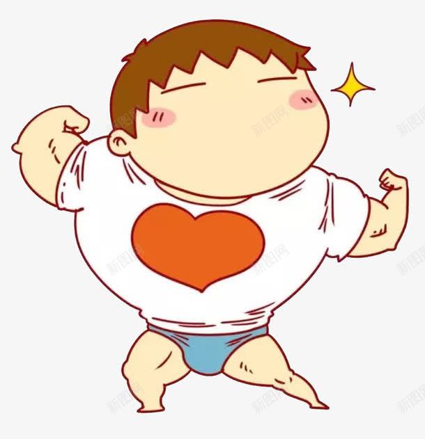 一个壮汉png免抠素材_新图网 https://ixintu.com 健身 勾引 姿势 肌肉