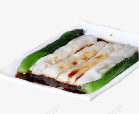 瘦肉肠粉png免抠素材_新图网 https://ixintu.com 产品实物 瘦肉 美味 肠粉 菜肴 青菜