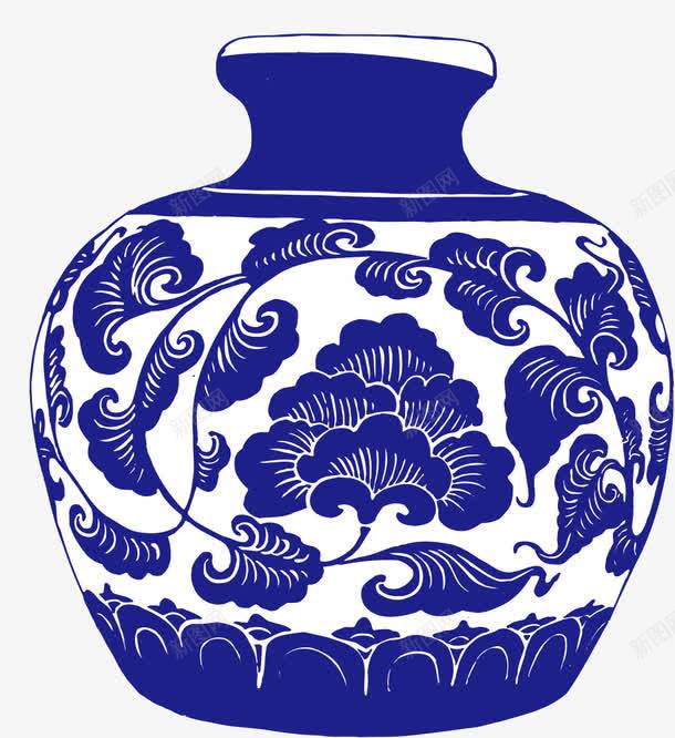 古风瓶罐psd免抠素材_新图网 https://ixintu.com 传统 古典 图案 陶瓷 青花瓷器 龙纹