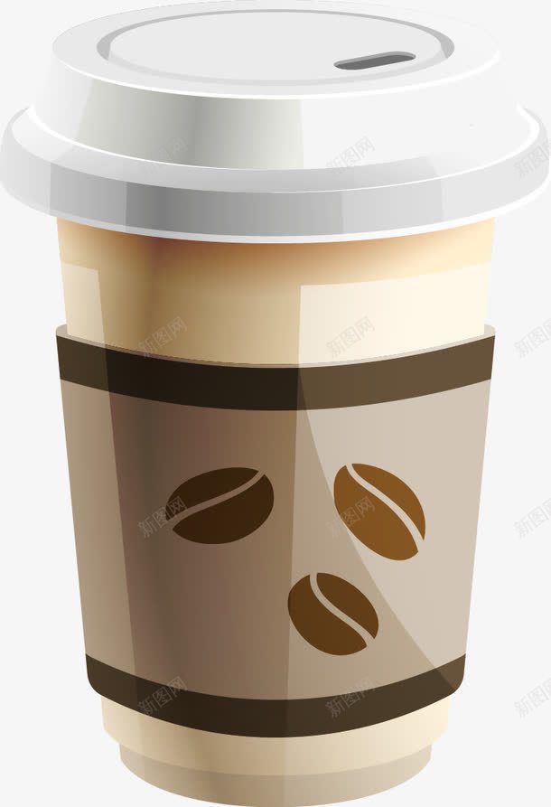 手绘咖啡杯png免抠素材_新图网 https://ixintu.com Coffee 卡通 咖啡 棕色 速溶咖啡
