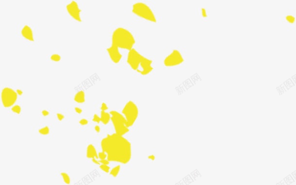 黄色花瓣聚划算png免抠素材_新图网 https://ixintu.com 划算 图片 花瓣 黄色