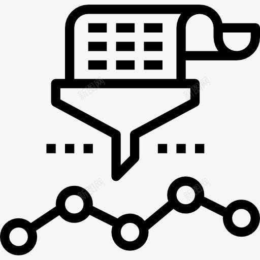 分析图标png_新图网 https://ixintu.com 业务 分析 利润损失 统计 美元符号 钱 钱字符号
