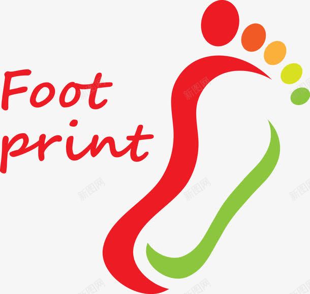 脚印图标png_新图网 https://ixintu.com foot logo设计 人脚印 商标设计 简约图标 脚丫 脚印 蓝色 行业商标