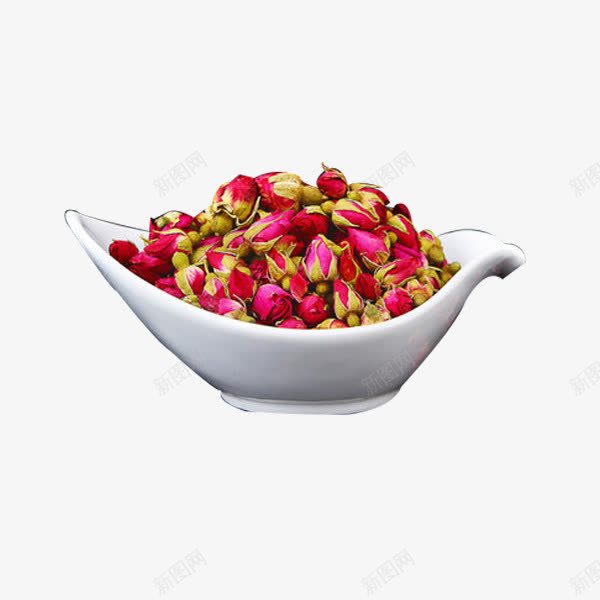 玫瑰花干花茶png免抠素材_新图网 https://ixintu.com 产品实物 红色 鲜花