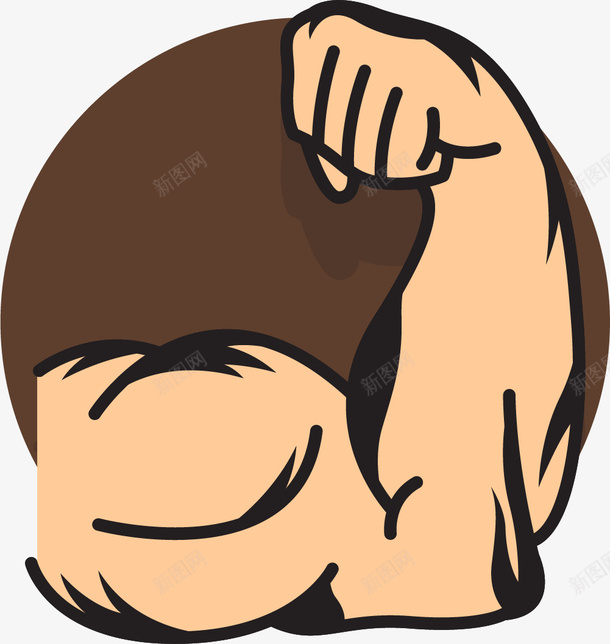 肌肉LOGO图标png_新图网 https://ixintu.com LOGO 力量手臂 手臂 粗壮手臂 肌肉手臂 肌肉群