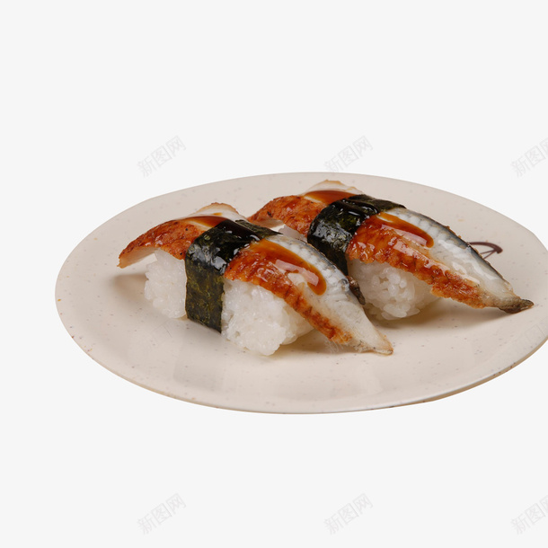 圆盘鳗鱼寿司餐饮食品png免抠素材_新图网 https://ixintu.com 下午茶点 圆盘鳗鱼寿司 小吃 美味 食品餐饮 食物 鳗鱼寿司
