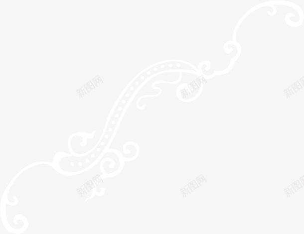 中秋节白色线条花纹png免抠素材_新图网 https://ixintu.com 中秋节 白色 线条 花纹