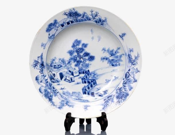 盘子png免抠素材_新图网 https://ixintu.com 盘子 装饰 青花瓷盘子