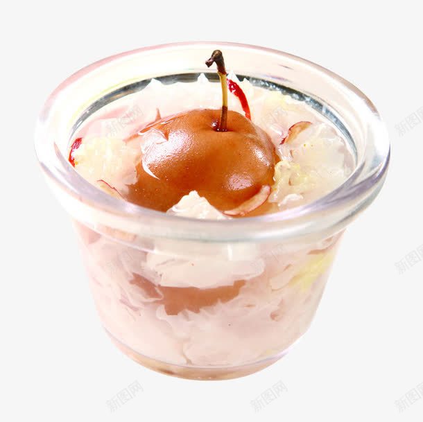 银耳炖雪梨png免抠素材_新图网 https://ixintu.com 产品实物 搭配 炖 美食 银耳 雪梨 雪梨甜品 餐饮 香甜