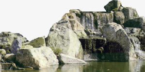 公园假山湖泊装饰png免抠素材_新图网 https://ixintu.com 假山 公园 湖泊 装饰
