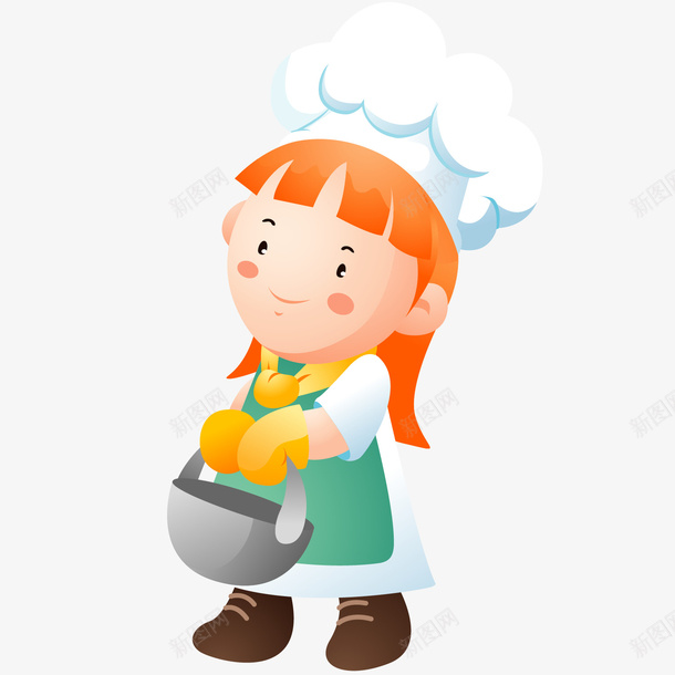 卡通女孩烘焙师矢量图ai免抠素材_新图网 https://ixintu.com 卡通女孩 卡通烘焙师 手绘烘焙师 烘焙师 烘焙师女孩 矢量图