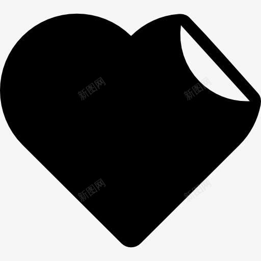 巧克力的心形图标png_新图网 https://ixintu.com 咬 巧克力 心 食品