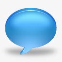 聊天说话蓝色png免抠素材_新图网 https://ixintu.com chat comment speak talk 聊天 评论 说话