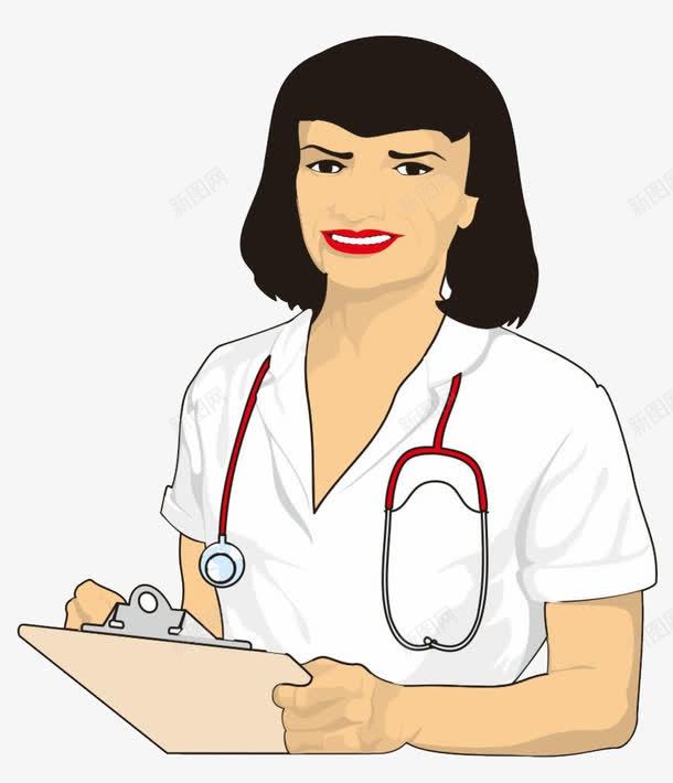 卡通女医生png免抠素材_新图网 https://ixintu.com 医生 卡通人物 女 急诊 插画
