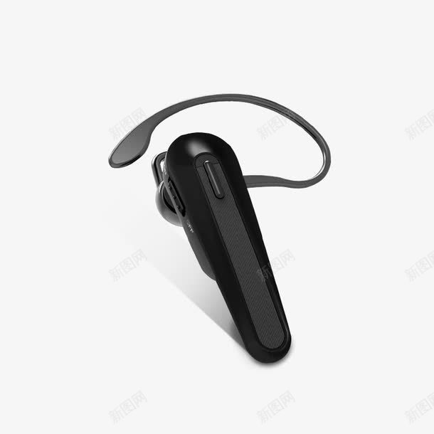 运动型蓝牙耳机黑色png免抠素材_新图网 https://ixintu.com 产品实物 耳机 蓝牙耳机 运动耳机 运动耳机跑步挂耳式