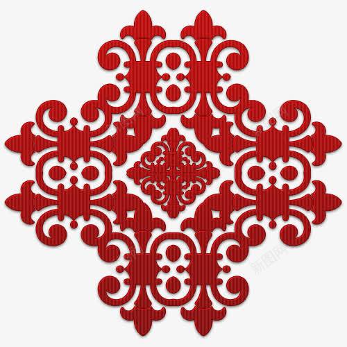 花纹png免抠素材_新图网 https://ixintu.com 中国风 圆形花纹 实用背景花纹 时尚背景 时尚花纹 矢量素材 矢量花纹 红色花纹 背景 艺术 花纹