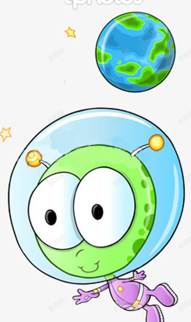 外星人太空png免抠素材_新图网 https://ixintu.com 卡通 外星人 太空 宇航