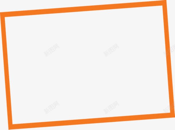 黄色艺术简约边框png免抠素材_新图网 https://ixintu.com 简约 艺术 边框 黄色