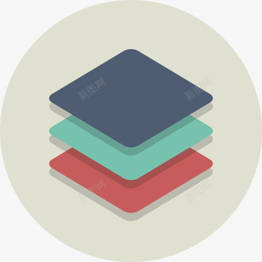 层堆栈圆形图标png免抠素材_新图网 https://ixintu.com Layers stack 堆栈 层