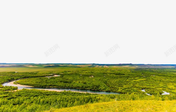 呼伦贝尔大草原png免抠素材_新图网 https://ixintu.com 草原 风景名胜 黄色