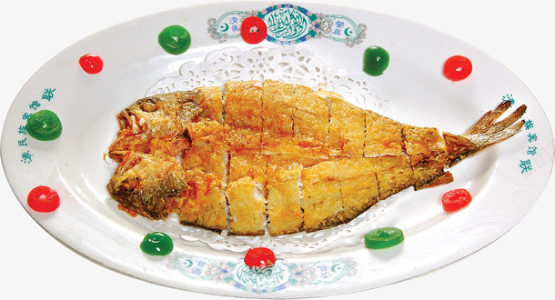 香煎黄鱼png免抠素材_新图网 https://ixintu.com 产品实物 绿色食品 菜品 餐饮 香煎鱼 黄鱼