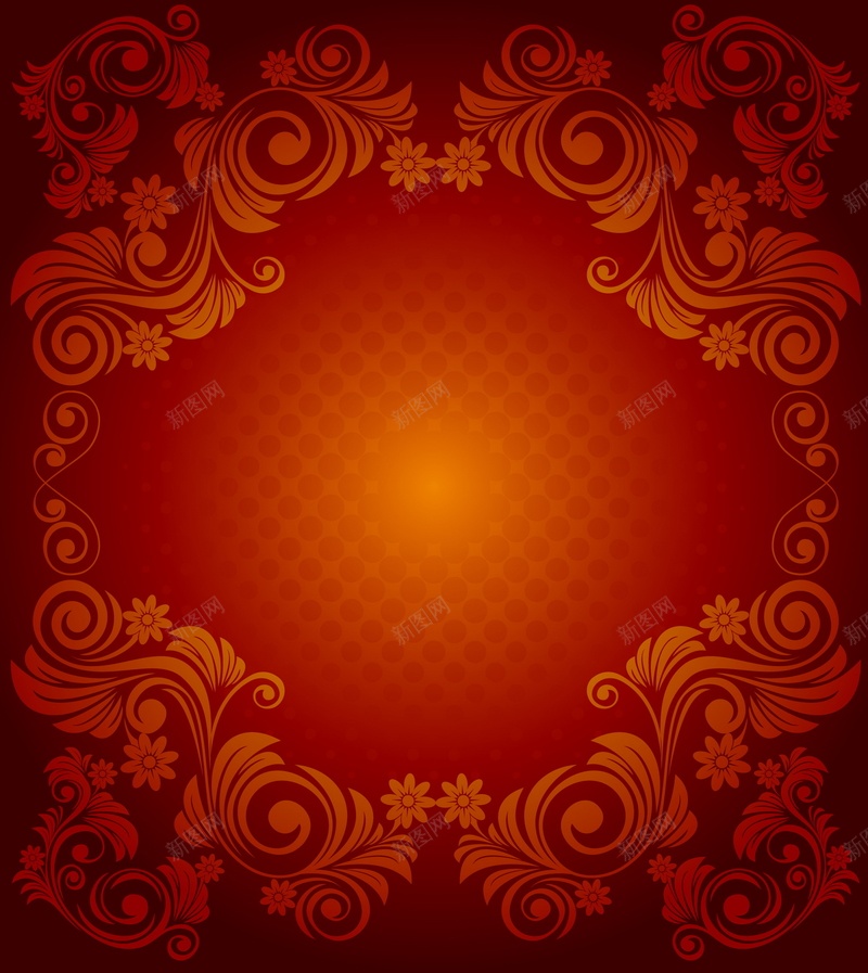 红色花边矢量图ai设计背景_新图网 https://ixintu.com 红色 纹理 花纹 花边 质感 矢量图