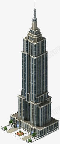 手绘帝国大厦png免抠素材_新图网 https://ixintu.com 产品实图 大厦 帝国 建筑 手绘